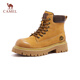 Camel (CAMEL) Dilireba's same style Shanyue Martin boots autumn and winter new high-top outdoor work boots rhubarb boots for women L25W076018 women's khaki 37