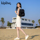 Kipling Men and Women 2025 Spring and Summer New Lightweight Trendy Backpack Student Schoolbag Sackey Bag City_pack_mini-Gray Pine Green