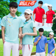 SMVP Padres de mediana edad Pareja Traje informal Camiseta de manga corta Summer Camiseta de polo sin aliento