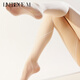 Lai Mi Runsi black bandage ultra-thin T-crotch stockings sexy black silky women's stockings light black 1 pair L-T crotch open crotch
