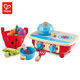 Hape mignon bébé cuisine jouet ensemble simulation spatula induction cuiseuse garçons et filles enfants jouant à la maison