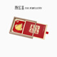 Chao Acer Qinzhi Gold Investment Gold Foot Gold Ornament Bottle Photo Frame Gift Box Commemorating Newborn Gifts to Baby Years Old Gift-Golden Bottle Ornament (including Gift Box)