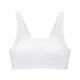 Aimer kids adore girls half sugar milk skin girl one, two and three stage sports vest AJ115C671 second stage short vest mesh white 150