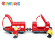 Magnetische Fernbedienung Elektrischer Zug Hölzer Gleis MAS -Zug Traktor -Kinderspielzeug Blue Passagierbahn + 1 Wagenkutsche kompatibel mit verschiedenen Holzstandards