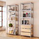 Yingtang paint-free ecological board aluminum profile study bookshelf floor-standing storage rack multi-layer storage rack living room storage rack 6040120