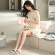 Sitio web oficial de Hongdou 2024 Nuevo pijamas para pantalones cortos de algodón puro de verano para mujeres Portos cortos de primavera y otoño El estilo de verano se puede usar afuera de ropa casera ZH-9857# shorts m tamaño (80-100Jin [Jin equivale a 0.5 kg])