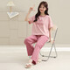 Pure Cotton Pyjamas für Frauen in den Sommer-Kurzärmel-Shorts 2025 NEUE SET KOREAN STYLE CASISSUME COPPED PANTS A679 Hosen 3xl 145-165jin [Jin entspricht 0,5 kg]