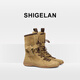 SHIGELAN 2025 NOUVELLES BOOTS MARTIN POUR FEMMES NICHE BOOTS WESTER