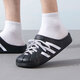 Adidas official ship store casual shoes men's shoes summer new sports shoes outdoor breathable hole shoes beach slippers JH9848 black 39