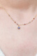 Guran December birthstone natural tanzanite gift American 14K gold-filled simple and elegant necklace clavicle chain neck chain customized about 43cm