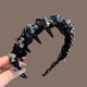 Princess of Paris headband for women 2025 new high-end rhinestone braid fashion hairpin fashionable high skull headband rhinestone star headband
