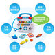 Box de diagnóstico y tratamiento inteligente para niños de Weiyida Little Doctor Toy Toolbox Simulación para bebés Nurio Jugue House Precio 189 Diagnóstico y caja de tratamiento de versión de lujo