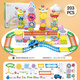 Aobeiby Toys Boys and Girls Variety Electric Gear Blocks Building Care Car Track Car 3-6-летний подарок на день рождения детей