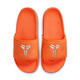 Nike Kobe Men's Cushioning Slippers Grabbing Indoor Official NIKE KOBE OFFCOURT IF2870 800 Striking Orange/Metal Silver 44