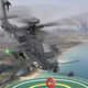 Yuxiang Apache F11S Helicóptero Remoto Armado GPS Modelo de aviación Aviación 3D Simulación de vuelo inverso Dron Rhsky Apache F11s Juego completo de vuelo a mano + 5.8g Estándar 1