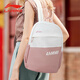 Li ning Li ning Rucksack Junior High School College College Schultasche Männer und Frauen Rucksack Sport im Freien Reisetasche mit großer Kapazität weißes Café