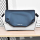 Functional crossbody bag for men and women shoulder bag multifunctional large capacity small shoulder bag contrasting color postman bag blue and gray 1656 direct delivery from origin