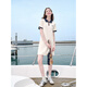 
Baitu betu women's clothing 2025 summer new short-sleeved dress Yuanqi Academy style age-reducing skirt women 2505T69 apricot M