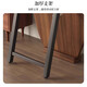 Xingao Shengtang French retro full-body mirror floor-standing mirror home designer special-shaped dressing mirror high-end internet celebrity trial Mango mirror-Floor-standing model 160*60 black peach