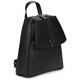 Hexagona backpack for women women's large capacity college style trapezoidal travel bag black 2025 new fashion bag black (29cm*22cm*9.0cm) 5.7L