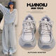 
Global retro dad shoes for women's hot 2025 spring and summer new breathable versatile soft sole heightened casual sneakers for women