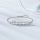 Chao Acer Platinum Five Emperors Coin Crushed Ice Platinum Bracelet Women's PT950 Bracelet Explosive Gift Priced labor cost 830 yuan 5.7g, chain length about 16cm + tail chain