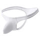 Thong men's new men's thong pants men's ice silk low-waisted large bag tight thin straps sexy and interesting white M 100Jin Jin is equal to about 0.5 kg