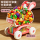 Children's play house toy 3-6 years old boys and girls Internet celebrity kitchen burger machine convenience store powder + push shopping cart powder