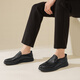 Red Dragonfly Linksmonat Lederschuhe 25 Frühlingsweiche Schuhe Business Casual Schuhe Cowhide Herrenschuhe WTA15051 Black 43