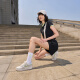 耐克（NIKE）官方空军一号女迷你勾运动鞋夏新款 AIR FORCE 1 IB3881 001幻影灰白/浅橄榄绿/浅骨色 36