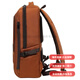 Samsonite Metal Hardware Effet Matériau recyclé sac à dos moyen moyen et femmes style couple Bright Orange Fashion Basic Package (sac)