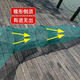 Imported fishing net, eight-character fishing net, tiger mouth fishing dragnet, fish cage and shrimp cage, folding fish net, sleeves, river block, eight-character fishing net, float + iron chain, 1 meter high, 2 meters wide, tail length 3 meters, one finger hole
