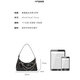 CLEVER / KETCH versatile high-end underarm bag women's bag 2025 new fashion trend chain shoulder crossbody bag birthday gift black