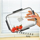 Topología Pet Fresh Preservation Box Box Capacidad REFRIGER Box de almacenamiento Rectangular Kimchi Fresh LB Transparente Transparente 169362*255*13587/
