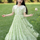 G.Duckkids Little Yellow Yellow Duck Girls Dress Summer 2025 Новая модная детская шифоновая юбка с цветочным