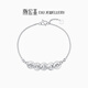 Chao Acer Platinum Five Emperors Coin Crushed Ice Platinum Bracelet Women's PT950 Bracelet Explosive Gift Priced labor cost 830 yuan 5.7g, chain length about 16cm + tail chain
