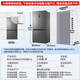 Haier household refrigerator 659 liters four-door cross-folding double-door first-class energy-efficiency energy-saving air-cooled frost-free ultra-large refrigerator with a capacity of 600 liters and above 20% national subsidy Gray丨Three-speed temperature change for mother and baby丨EPP ultra-clean system丨Oxygen-blocking dry and wet storage