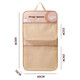 Bolsas colgantes de viaje de Ke Liang Huizi, bolsas de almacenamiento de calcetines de ropa interior, artefactos de almacenamiento colgantes detrás de las puertas de dormitorio, bolsas colgantes de doble capa, albaricoque en polvo