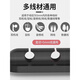 YWZR desktop cable manager mobile phone charging cable data cable sorting tool wiring fixture storage beam hub snap card cable tight [7 hole cable manager 10] color random