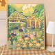 Winsio Street Corner Small World Diy Pintura al óleo digital Diebra Cartoon relleno pintado a mano Treasure Bay Z679-Sukiyaki New Light Color Canvas + Acrylic Pintura + Stroke Set 6