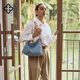 CASSILE Cassole women's bag tote bag 2025 denim large capacity commuting light luxury crossbody bag birthday Chinese Valentine's gift