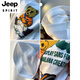 JEEP SPIRIT2025年夏季新款短袖T恤男士百搭熊印花打底衫潮牌半袖体恤新款 白色 JSW9922 M 建议90-108 斤