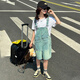 G.Duckkids Girls Girls Grap Borts для женщин Summer Thin 2025 Новый стиль Слим и маленький возраст, уменьшающий возраст, набор подвески с широкой ногой 120 см.