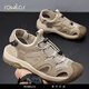 Rowilcs Sandals masculin 2025 Été Nouveau extérieur décontracté semelle douce de patauge