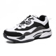 NOUVEAU ÉTÉ SUMBRE ARRESSEMENT EXTRACHANT SALSKELS CONSUDANTS Version coréenne de chaussures de papa polyvalente plus grandes chaussures pour hommes 9928 blanc et noir 36