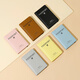 Men and women couple passport bag anti-theft brush multi-function folder air ticket storage bag coin wallet cross-border bag yellow