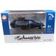 Qilicai Kinder-Mini Sechs-Drive-Fernbedienungs-Kontrollboot U-Boot-U-Boot wiederaufladbare Hovercraft spielen Speed Boat Airschaft Spielzeugyacht Spielzeug simuliertes Fernbedienungs-Steuerungsschild Blau 580 Standard + Fernbedienung Batterie + Schraubendreher