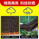 Sunshade net encrypted thickened sunscreen net black shade net outdoor courtyard car shed roof insulation net 3888 needle black blue reinforcement (3 meters * 9 meters)
