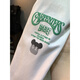 Pierre Cardin 2025 Neue Modemarke Loous Bärenbrief drucken rundes Hals kurzärmeliges T-Shirt für Männer schlankes Baumwoll halbärmelig T-Shirt Weiß 5JSW9923 M geeignet für 90-108jin [Jin gleich 0,5 kg]
