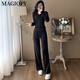 Magiopy International Luxury High-End Brand Fashion Age Scual Speat Set для женщин 2025 Spring New Slim Grey Great Grey Set Set S (100Jin [Jin равняется 0,5 кг]))